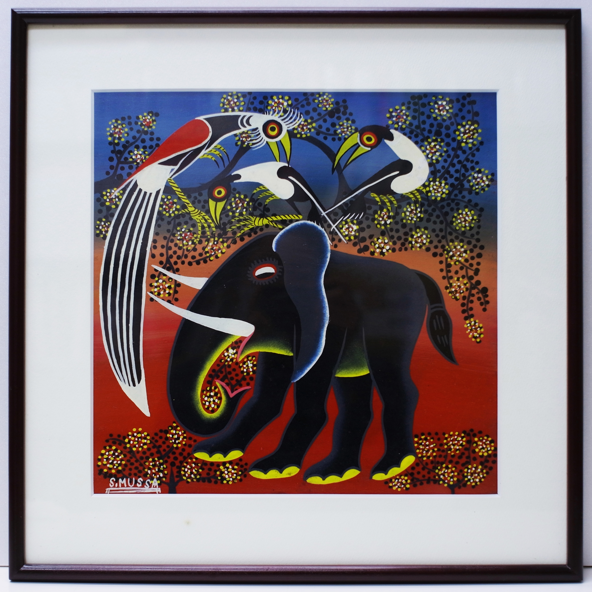 SALUM MUSSA - Elephant (300~300 Framed)