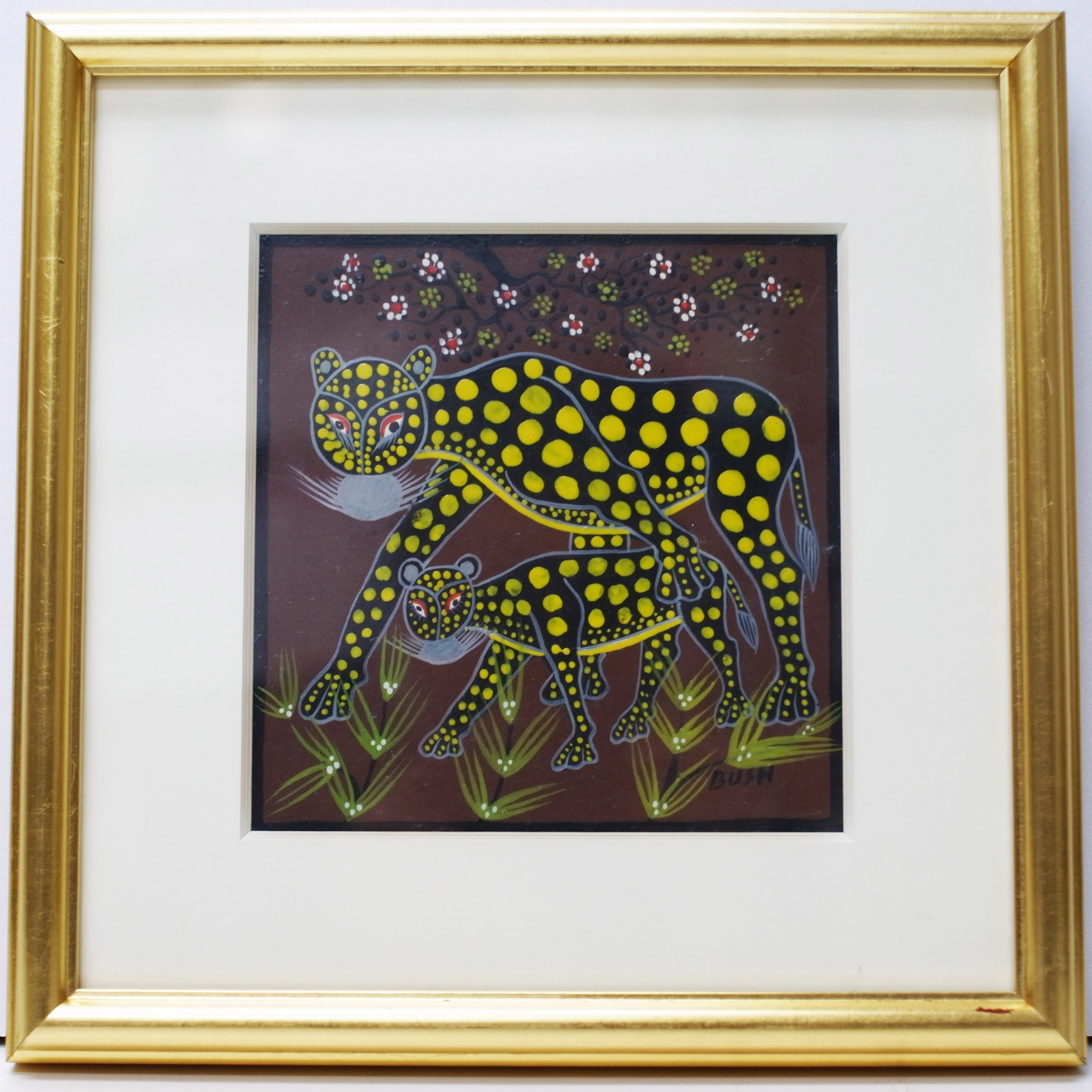 BUSH - Cheetah Parent And Child (150~150 Framed)