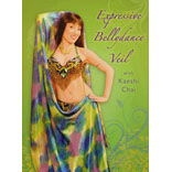 Expressive Bellydance Veil With Kaeshi