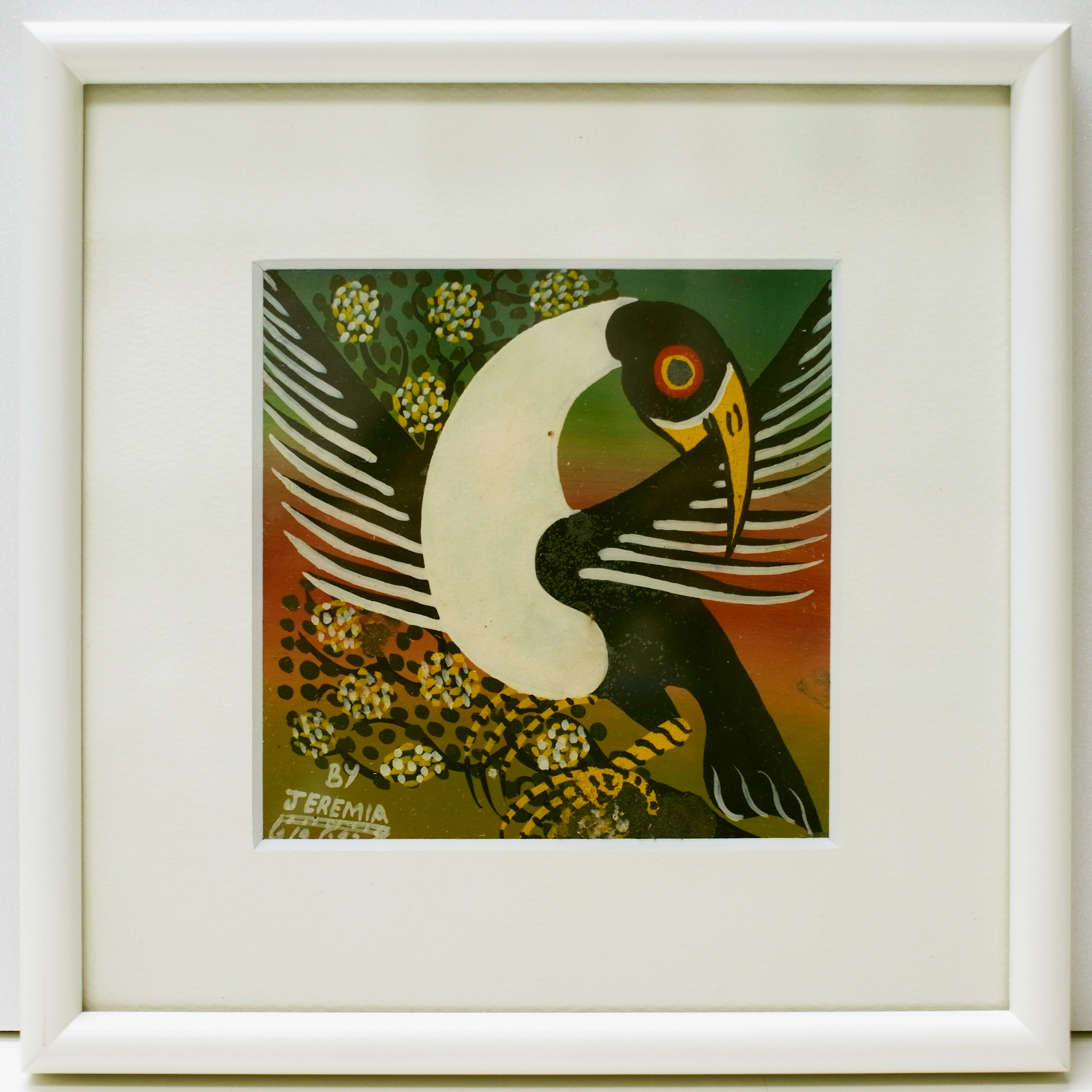 EMANUEL JEREMIAH - Bird (120×120 Framed)