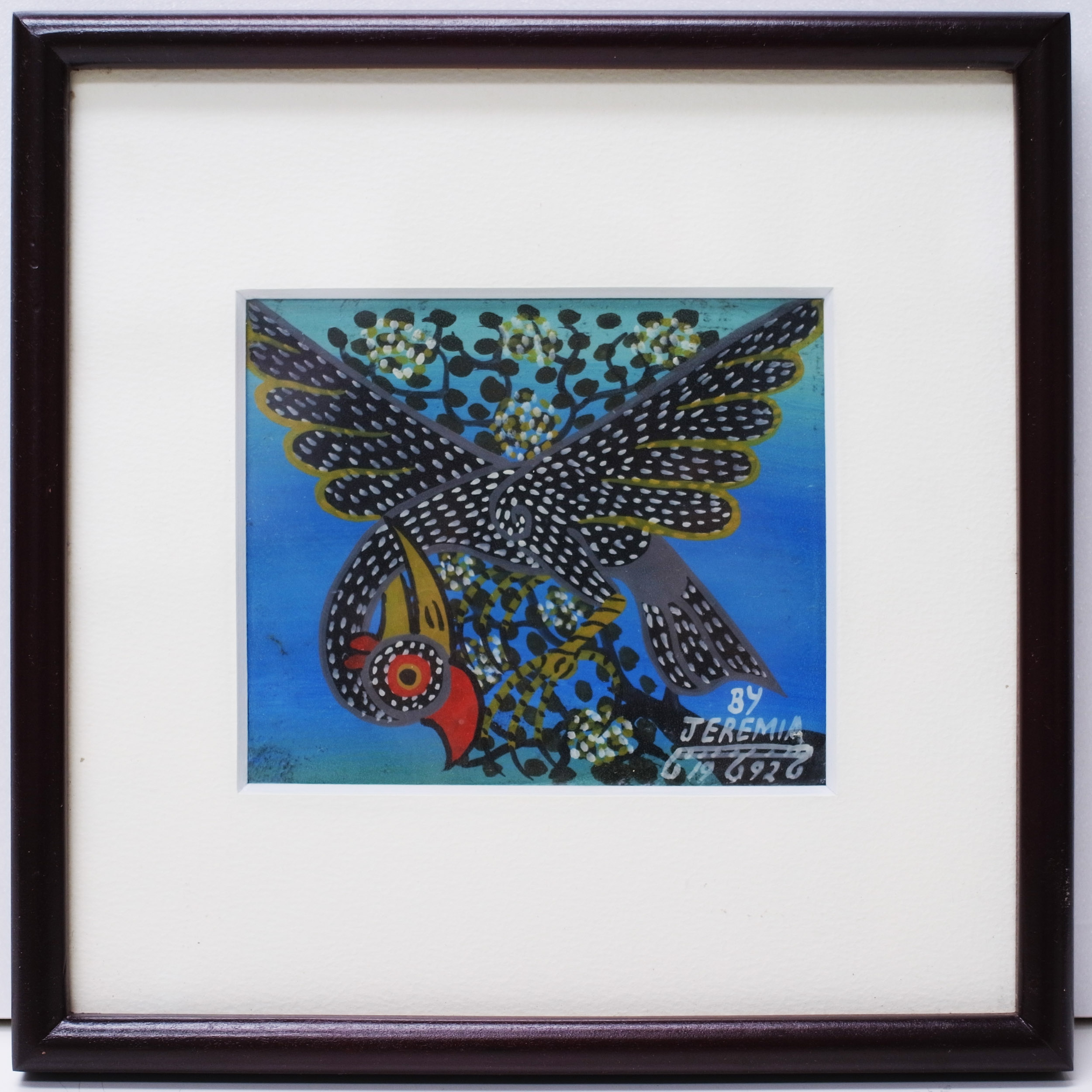 EMANUEL JEREMIAH - Bird (100×120 Framed)