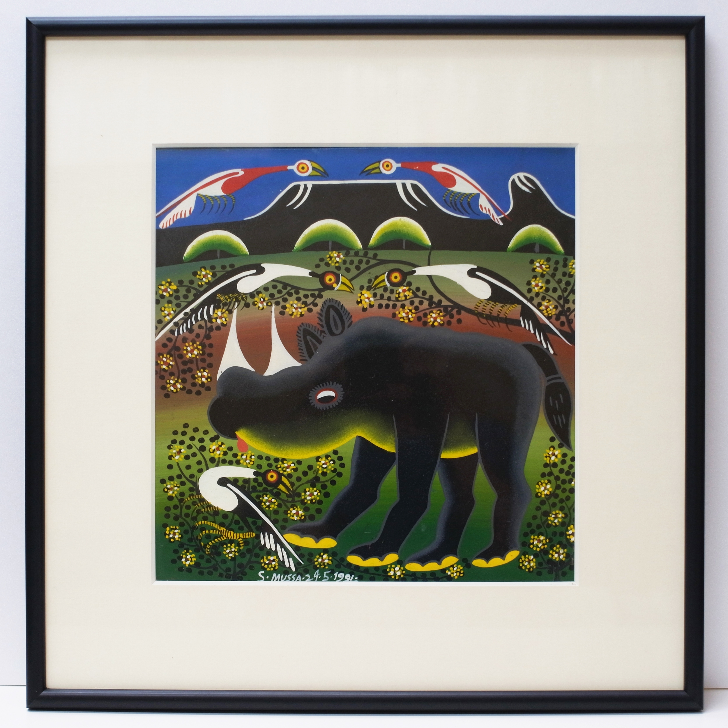 SALUM MUSSA - Rhino (300~300 Framed)